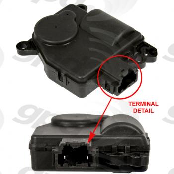 2014 Jeep Compass HVAC Recirculation Door Actuator Global Parts Distributors 1712234 image 1 of 1