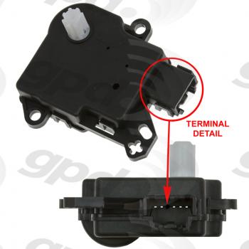 2014 Ford Taurus HVAC Heater Blend Door Actuator Global Parts Distributors 1712296 image 1 of 1