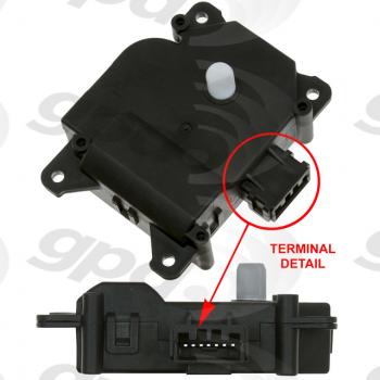 2008 Ford Edge HVAC Heater Blend Door Actuator Global Parts Distributors 1712298 image 1 of 1