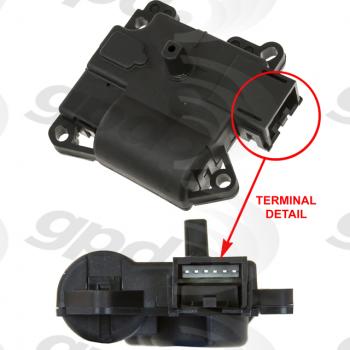2005 Lincoln LS HVAC Recirculation Door Actuator Global Parts Distributors 1712301 image 1 of 1