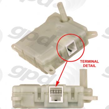 1995 Mercury Sable HVAC Mode Door Actuator
