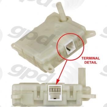 1995 Mercury Sable HVAC Mode Door Actuator Global Parts Distributors 1712312 image 1 of 1