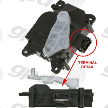 2010 Cadillac CTS HVAC Heater Blend Door Actuator Global Parts Distributors 1712325 image 1 of 1