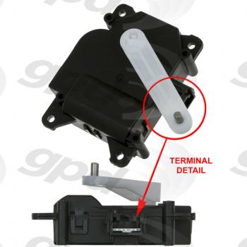 2010 Cadillac CTS HVAC Heater Blend Door Actuator Global Parts Distributors 1712326 image 1 of 1