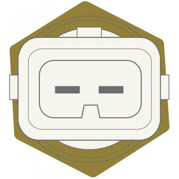 1993 Volkswagen Fox Engine Coolant Temperature Sensor Global Parts Distributors 1712506 image 2 of 2