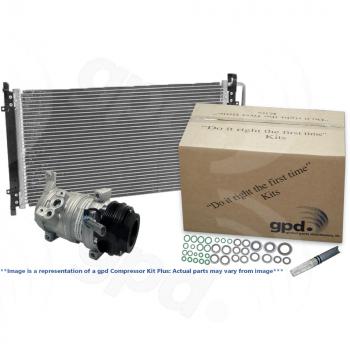 2015 Ford Explorer A/C Compressor and Condenser Kit Global Parts Distributors 9631401A image 1 of 1