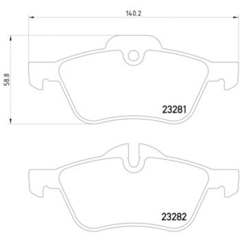 2008 Mini Cooper Disc Brake Pad Front Hella Pagid 355009171 image 4 of 4