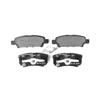 2006 Mitsubishi Outlander Disc Brake Pad Rear Hella Pagid 355010811 image 2 of 3