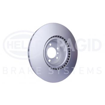 2012 Land Rover Range Rover Disc Brake Rotor Front Hella Pagid 355122571 image 3 of 4