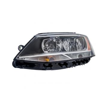2013 Volkswagen Jetta Headlight Assembly HELLA 010395351 image 3 of 4