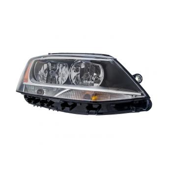 2013 Volkswagen Jetta Headlight Assembly HELLA 010395361 image 3 of 4