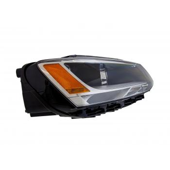 2013 Volkswagen Jetta Headlight Assembly HELLA 010395361 image 4 of 4