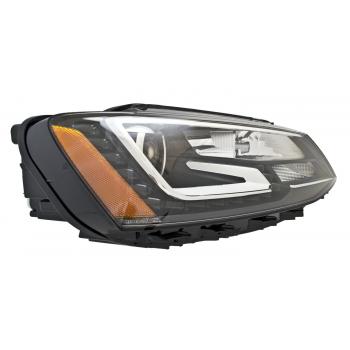 2013 Volkswagen Jetta Headlight Assembly HELLA 011192231 image 4 of 4