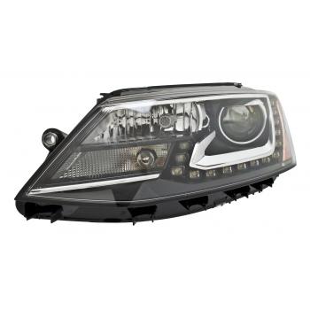 2013 Volkswagen Jetta Headlight Assembly HELLA 011192241 image 3 of 4