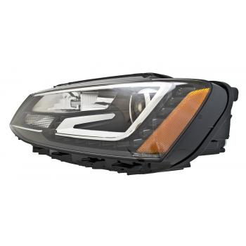 2013 Volkswagen Jetta Headlight Assembly HELLA 011192241 image 4 of 4
