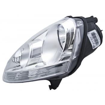 2009 Volkswagen Rabbit Headlight Assembly HELLA 247007351 image 3 of 4