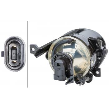 2008 Volkswagen Eos Fog Light Assembly Left HELLA 271289411 image 2 of 2