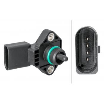 2003 Volkswagen Beetle Turbocharger Boost Sensor HELLA 358152011 image 1 of 1