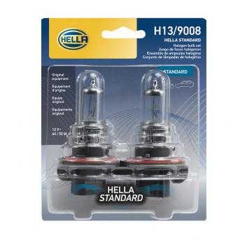 2007 Mercury Mountaineer Headlight Bulb High Beam and Low Beam HELLA H13TB image 2 of 2