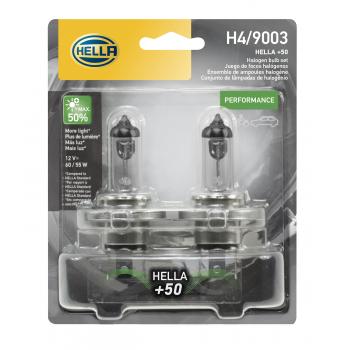 1999 Mitsubishi Montero Sport Headlight Bulb High Beam and Low Beam HELLA H4P50TB image 2 of 2