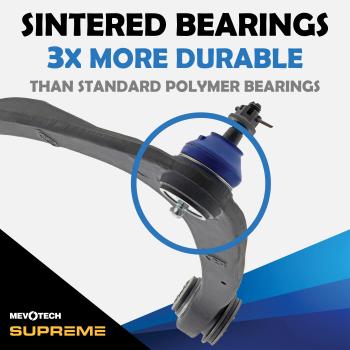 2014 GMC Yukon Suspension Control Arm and Ball Joint Assembly Front Left Upper Mevotech CMK80669 image 4 of 4