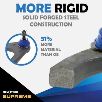 2014 GMC Yukon Suspension Control Arm and Ball Joint Assembly Front Right Upper Mevotech CMK80670 image 4 of 4