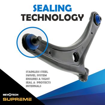 2017 Jeep Compass Suspension Control Arm and Ball Joint Assembly Front Left Lower Mevotech CMS25188 image 4 of 4