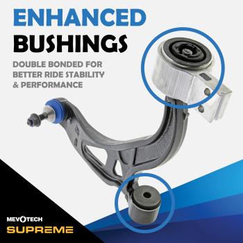 2019 Ford Police Interceptor Utility Suspension Control Arm and Ball Joint Assembly Front Left Lower Mevotech CMS40185 image 2 of 4