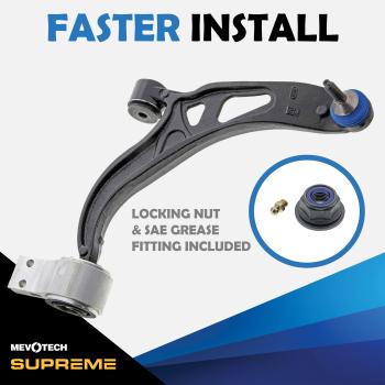 2019 Ford Police Interceptor Utility Suspension Control Arm and Ball Joint Assembly Front Left Lower Mevotech CMS40185 image 4 of 4