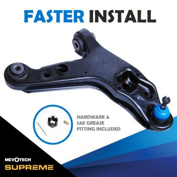 2000 Pontiac Firebird Suspension Control Arm and Ball Joint Assembly Front Left Lower Mevotech CMS501138 image 2 of 4