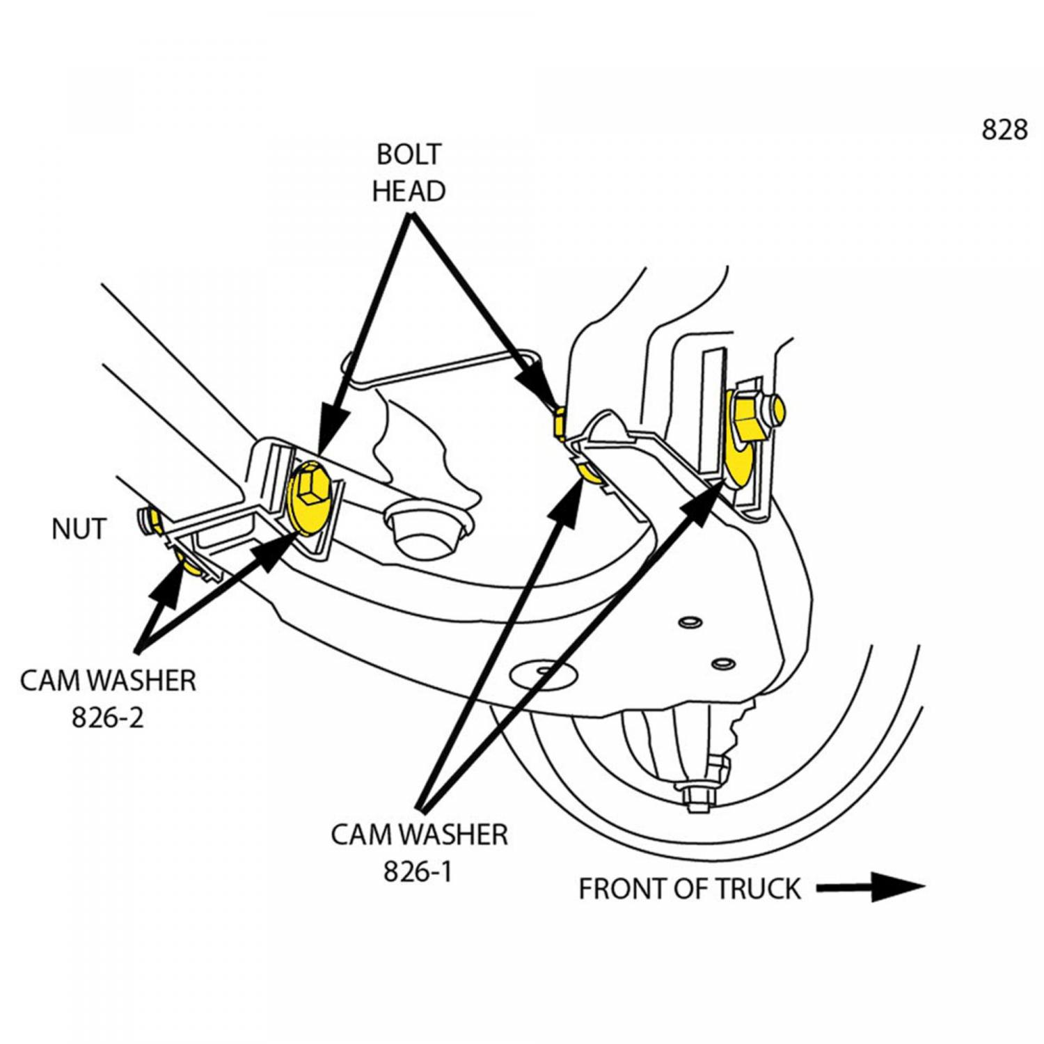 Moog K100129 Alignment Caster / Camber Kit product image 1 of 3