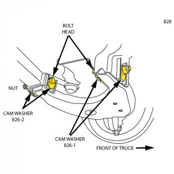 2018 Lexus GX460 Alignment Caster / Camber Kit Front Moog K100129 image 1 of 3