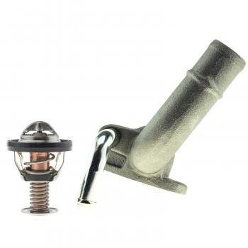 1983 Oldsmobile Delta 88 Engine Coolant Thermostat Housing Assembly MotoRad 3021KTFS image 3 of 4