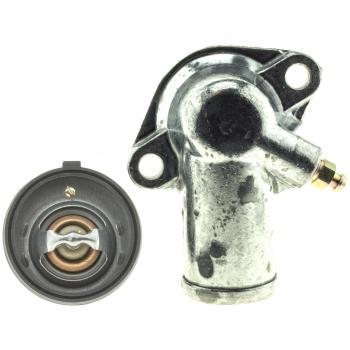 1996 Chrysler LHS Engine Coolant Thermostat Housing Assembly MotoRad 5178KTFS image 4 of 4