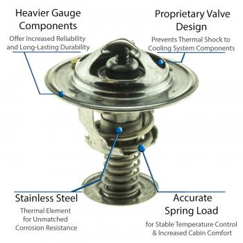 2007 Lexus RX350 Engine Coolant Thermostat MotoRad 5281180 image 3 of 4