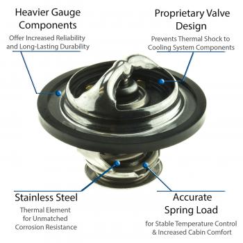 2017 Freightliner XC Modular Rail Engine Coolant Thermostat MotoRad 5426190 image 3 of 4