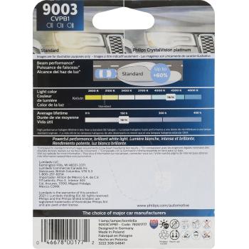 1999 Mitsubishi Montero Sport Headlight Bulb High Beam and Low Beam Philips 9003CVPB1 image 1 of 4