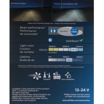 2003 Mercury Marauder Fog Light Bulb Front Philips H1XULED image 4 of 4