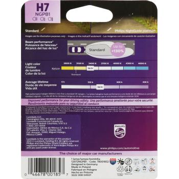 2007 BMW 328i Daytime Running Light Bulb Philips H7NGPB1 image 1 of 4