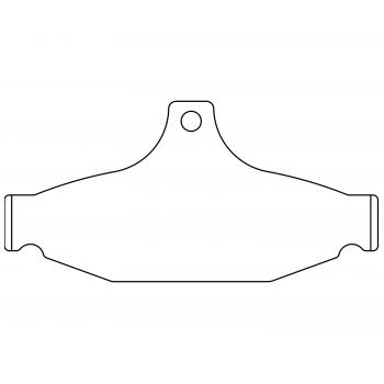 1994 Pontiac Firebird Disc Brake Pad Rear Raybestos ST43R413T12 image 1 of 1