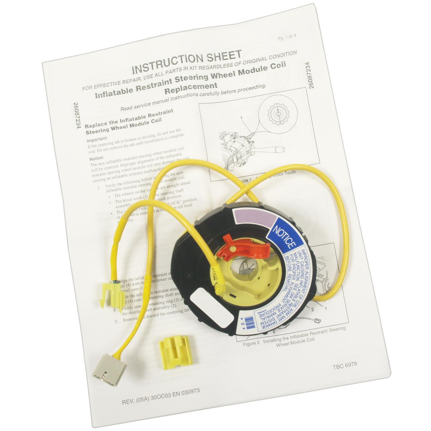 Standard Motor Products CSP101 Air Bag Clockspring product image 3 of 3