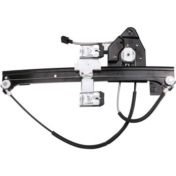 2002 Oldsmobile Bravada Power Window Motor and Regulator Assembly Rear Left TrakMotive 210203 image 4 of 4