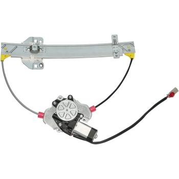 2002 Honda Civic Power Window Motor and Regulator Assembly Rear Left TrakMotive 210503 image 4 of 4