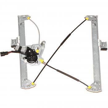 2002 Pontiac Aztek Power Window Motor and Regulator Assembly Rear Left TrakMotive 211597 image 1 of 4