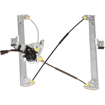 2002 Pontiac Aztek Power Window Motor and Regulator Assembly Rear Left TrakMotive 211597 image 4 of 4