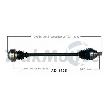 2013 Volkswagen Golf CV Axle Shaft Front Right TrakMotive AD8128 image 1 of 3