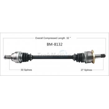 2011 BMW 535i GT xDrive CV Axle Shaft Rear Right TrakMotive BM8132 image 1 of 3