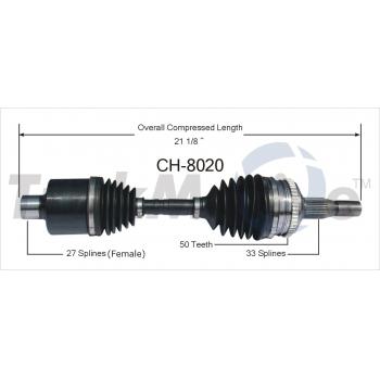 1996 Chrysler Intrepid CV Axle Shaft