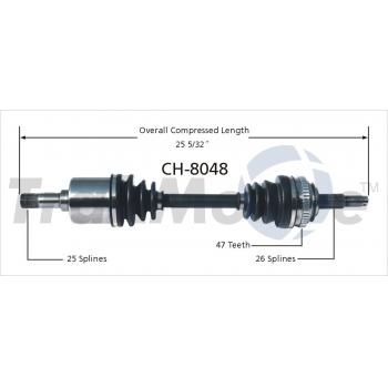 1991 Dodge Shadow CV Axle Shaft