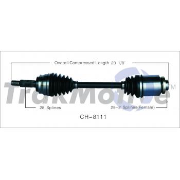 2014 Jeep Compass CV Axle Shaft Front Right TrakMotive CH8111 image 1 of 3